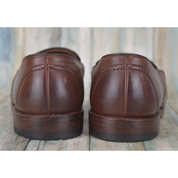 Allen Edmonds Randolph Men's Size 10 E Brown Leather Penny Loafers Bench Welt - Picture 9 of 12